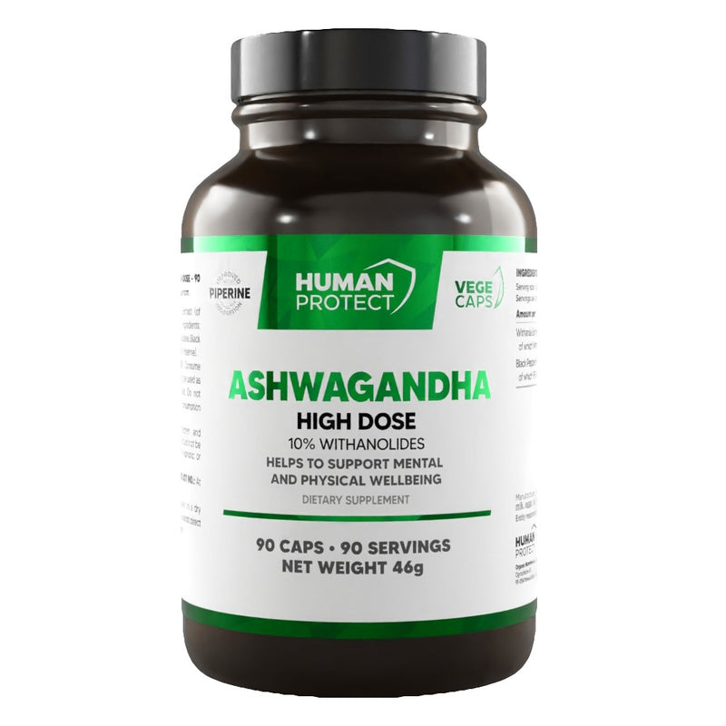 Human Protect Ashwagandha High Dose - 90 caps