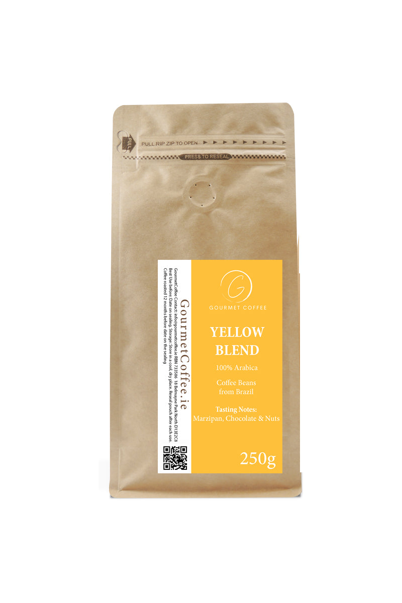 Gourmet Coffee Beans - Yellow Blend Coffee 250g