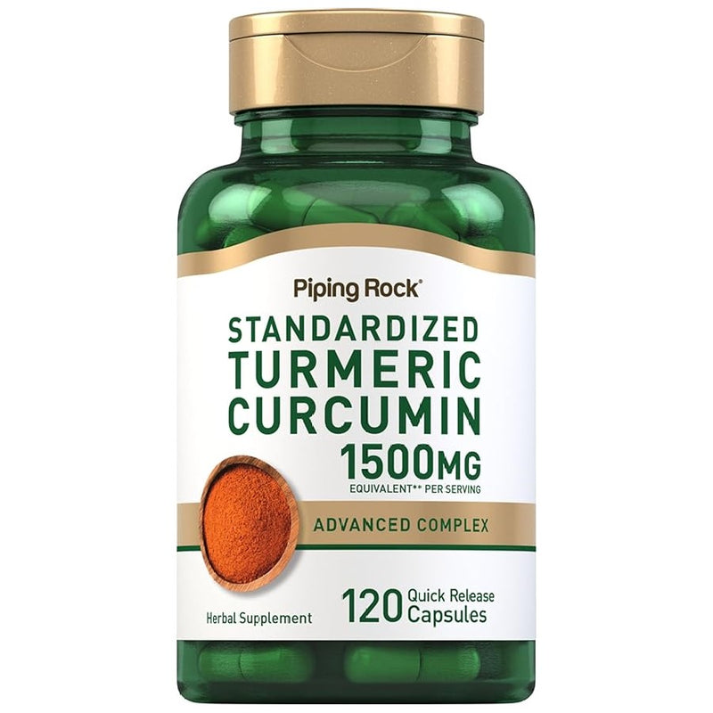 Piping Rock Standardized Turmeric Curcumin 1500 - 120 caps