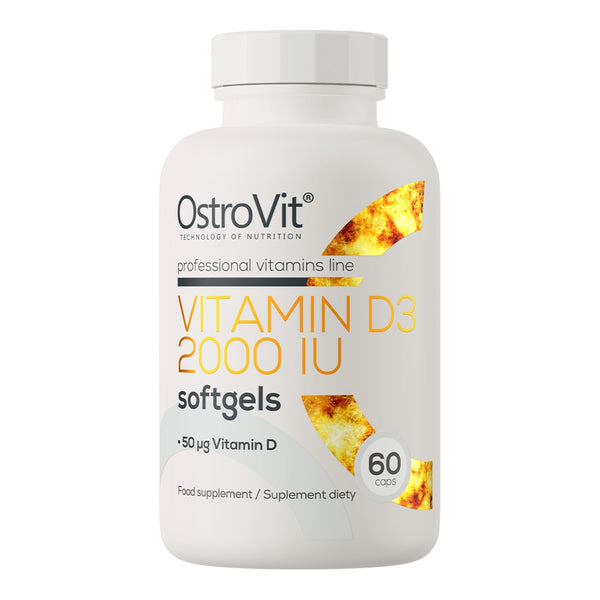 OstroVit Vitamin D3 2000 IU 60 Softgels