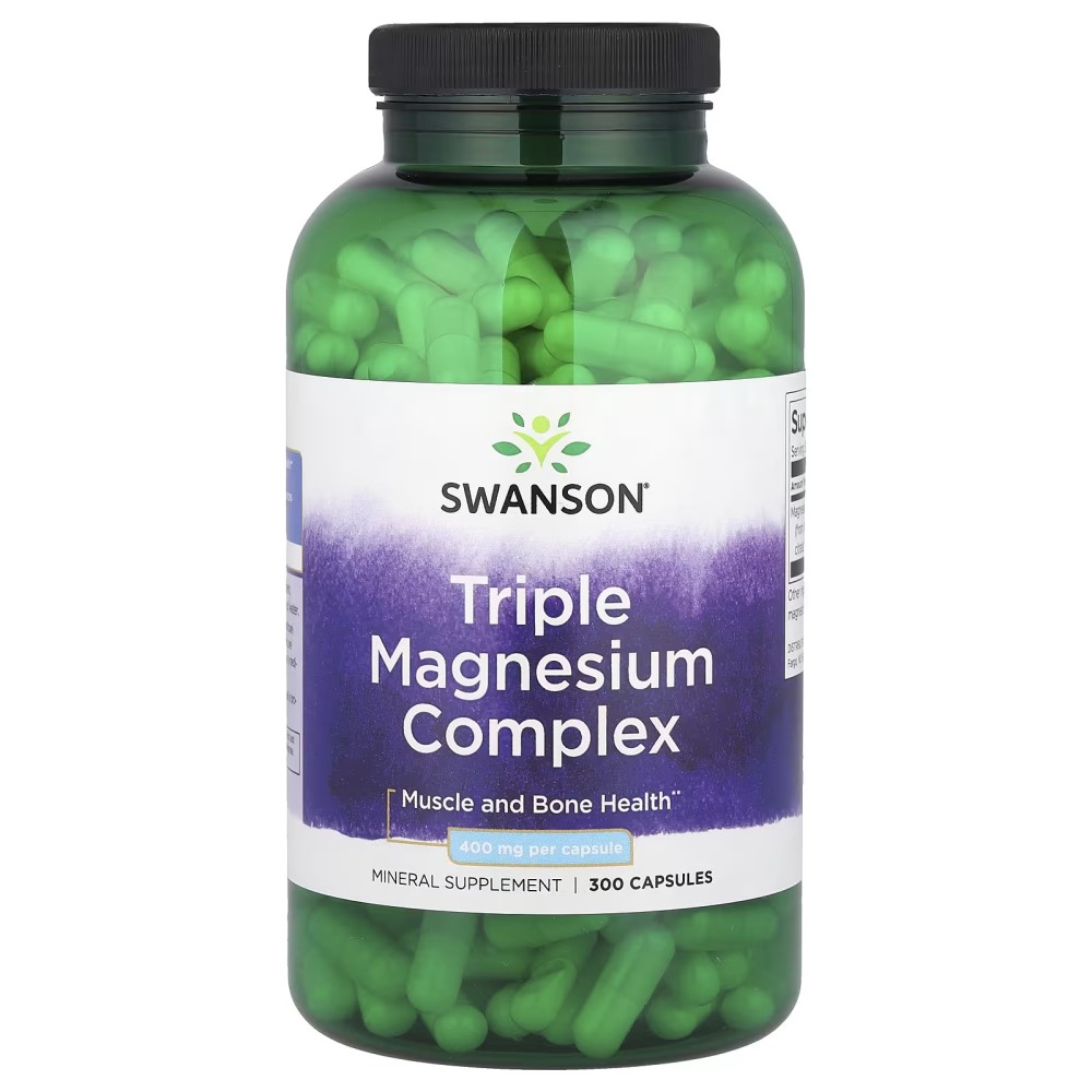 Swanson Triple Magnesium Complex 400 - 300 caps