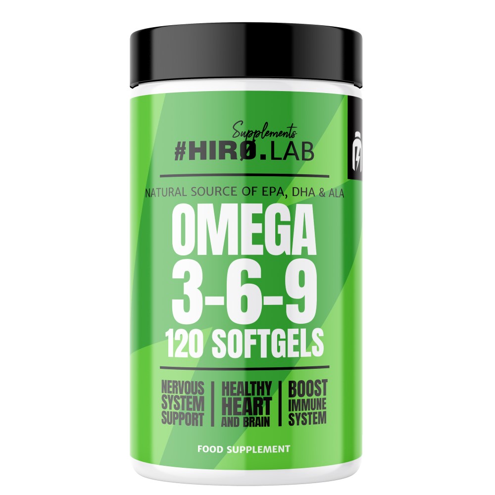 Hiro Lab Omega 3-6-9 - 120 softgels