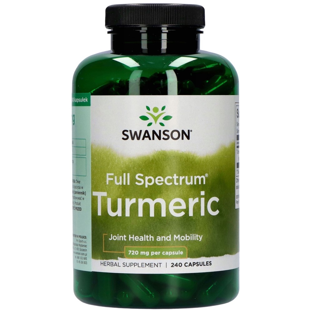 Swanson Full Spectrum Turmeric 720mg - 240 caps