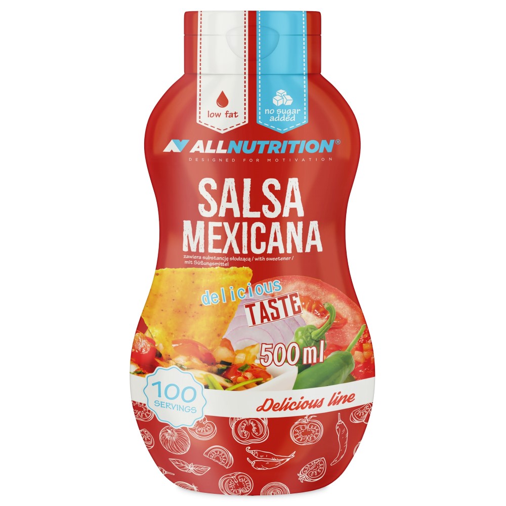 Allnutrition Savoury Sauces - 500ml Salsa Mexicana *BEST BEFORE 07/08/2024*