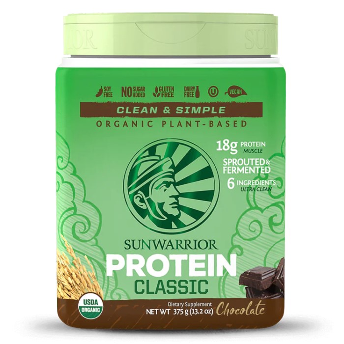 Sunwarrior Protein Classic Organic - 375g