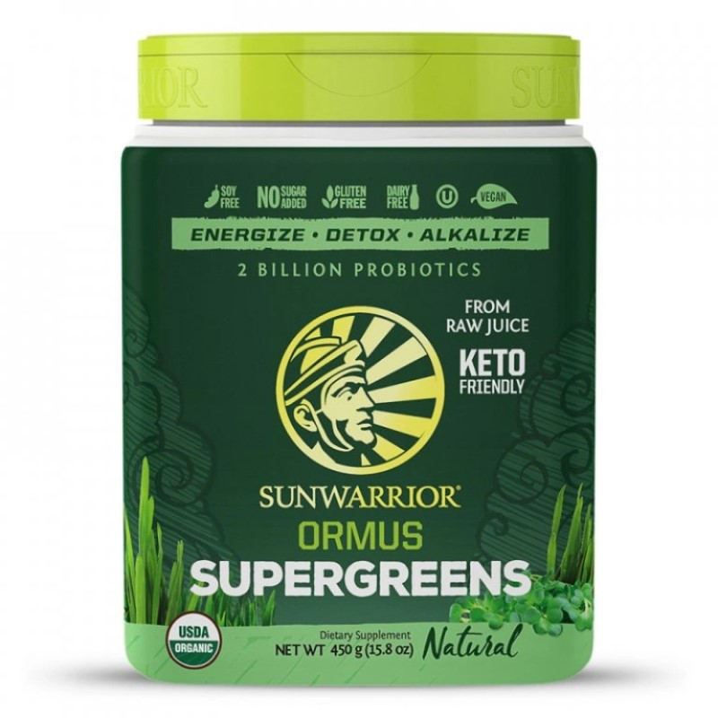 Sunwarrior Ormus Supergreens Organic - 450g Unflavoured