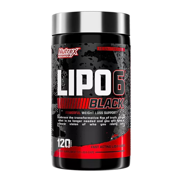 Nutrex Research Lipo 6 Black - 120 Caps *USA Version