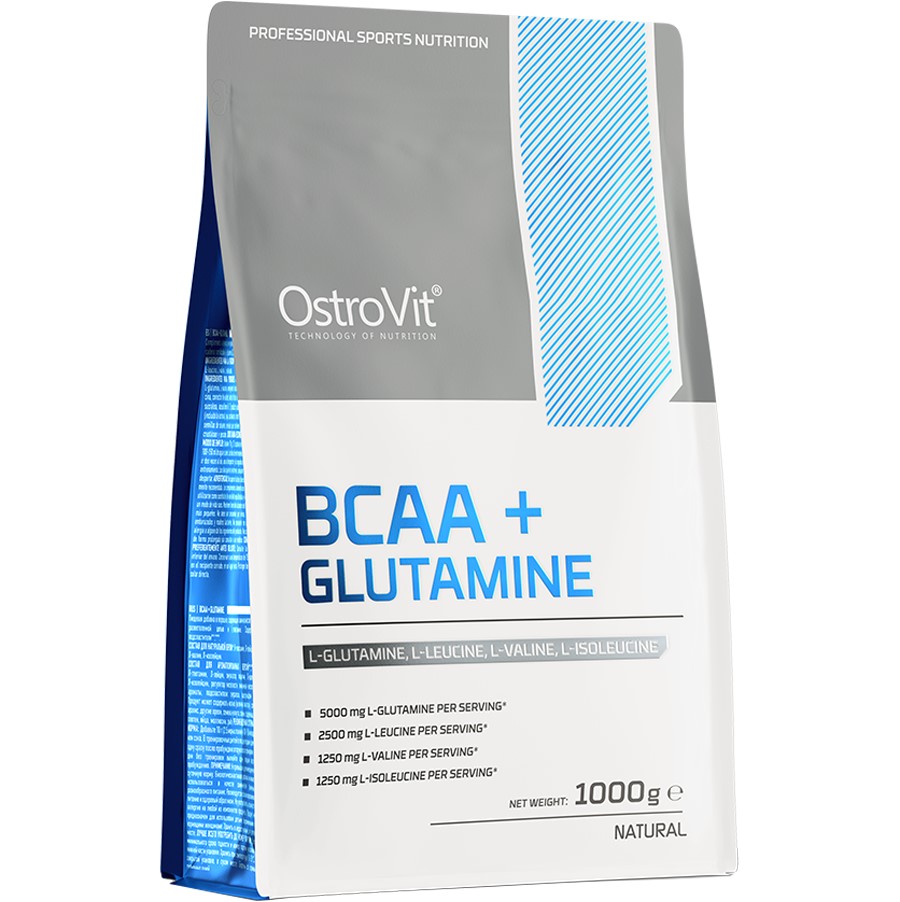 OstroVit BCAA + Glutamine - 1000 g Unflavoured