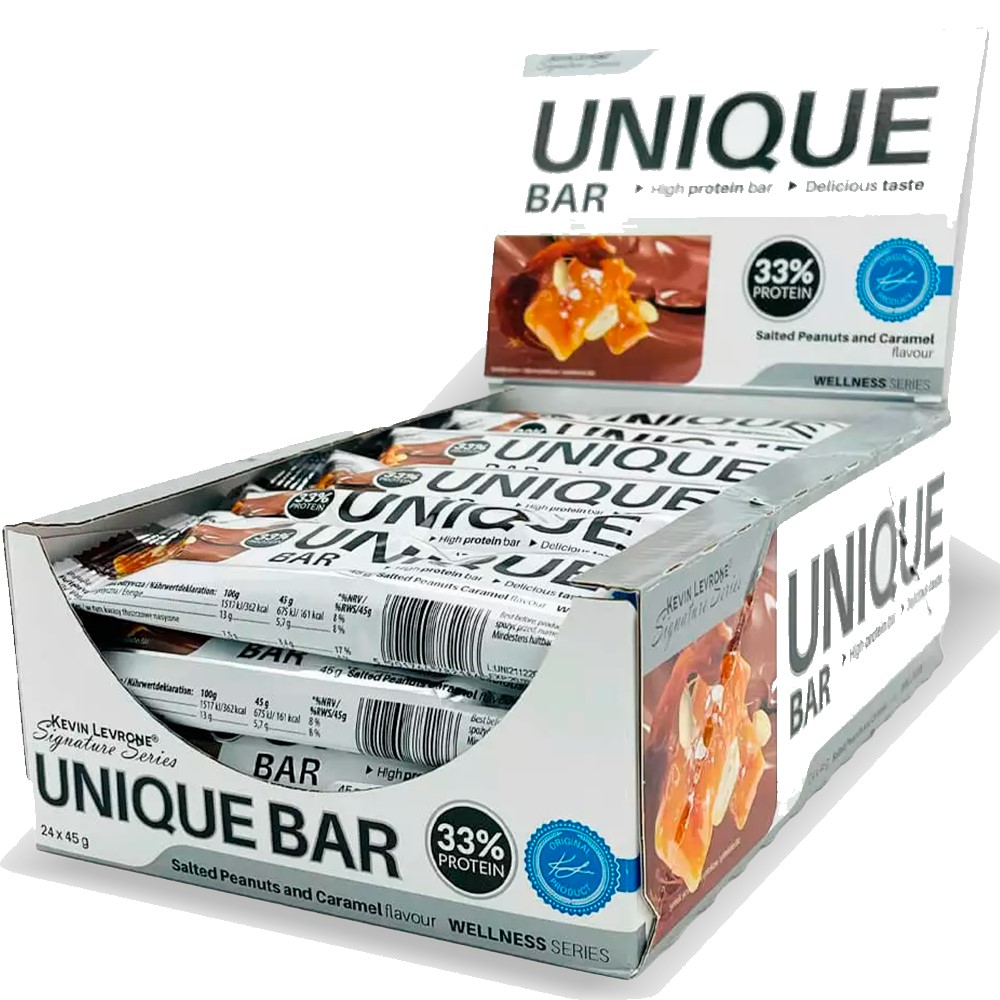 Kevin Levrone Unique Bar - 40/45g (Set of 12)