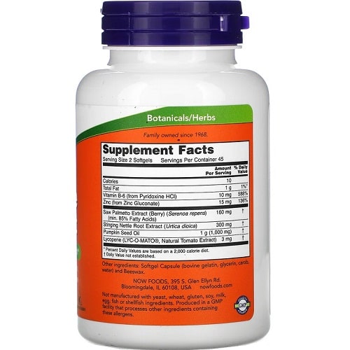 NOW Foods Prostate Support - 90 Softgels