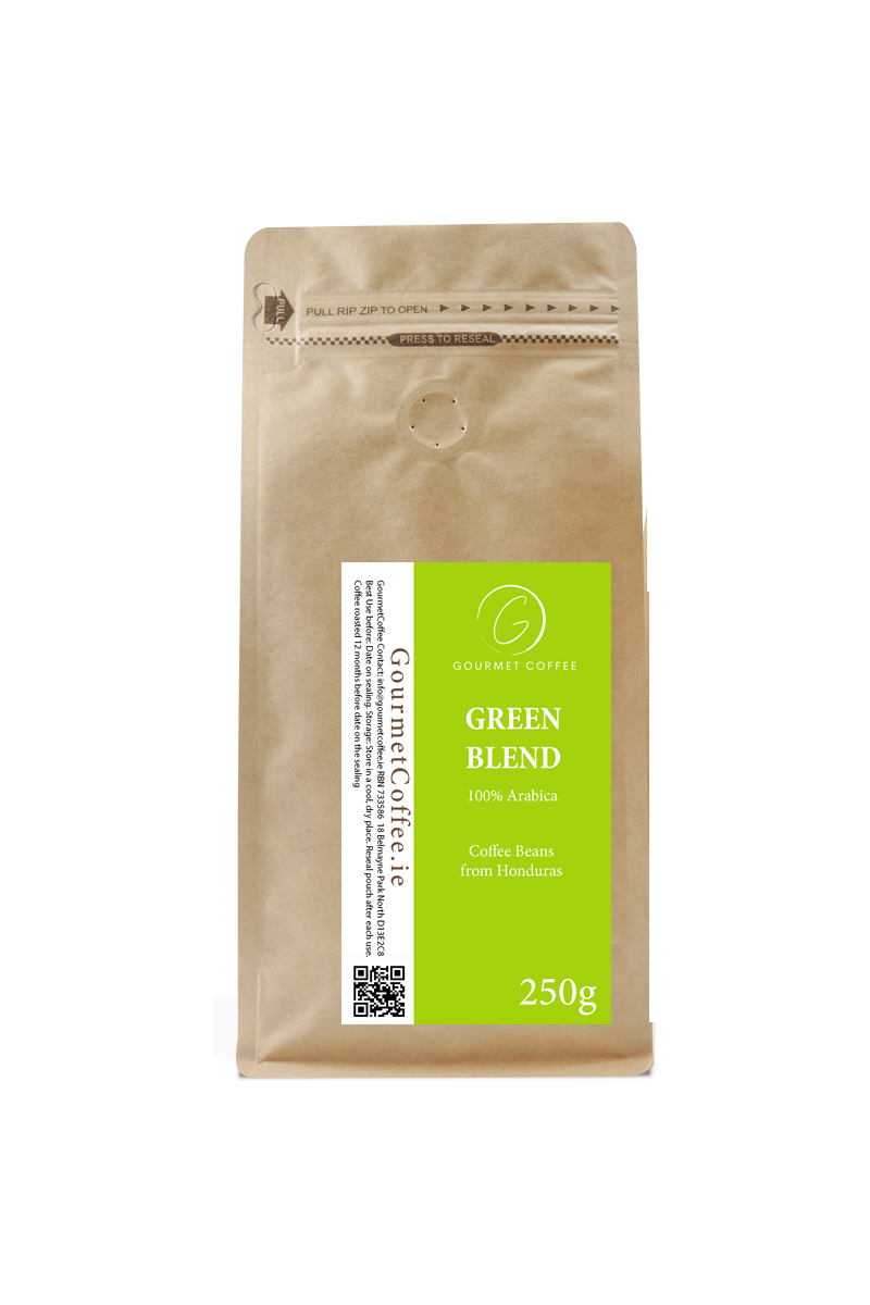 Gourmet Coffee Beans - Green Blend BIO Coffee 250g