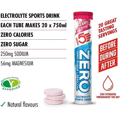 High5 Sports Nutrition Electrolyte Zero - 20 Tabs