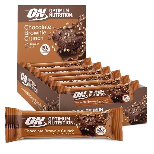 Optimum Nutrition Protein Bar - 65g Chocolate Brownie Crunch (Box of 10)