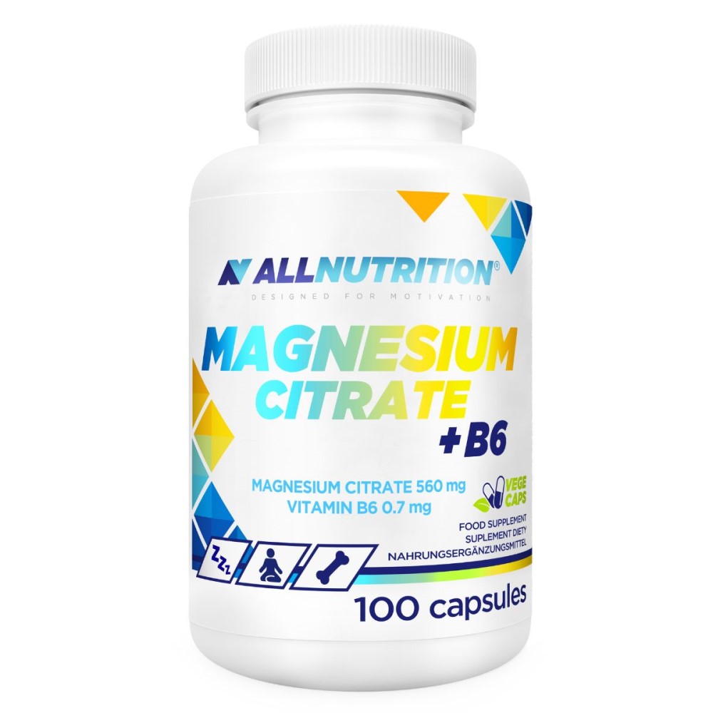 Allnutrition Magnesium Citrate + B6 - 100 caps