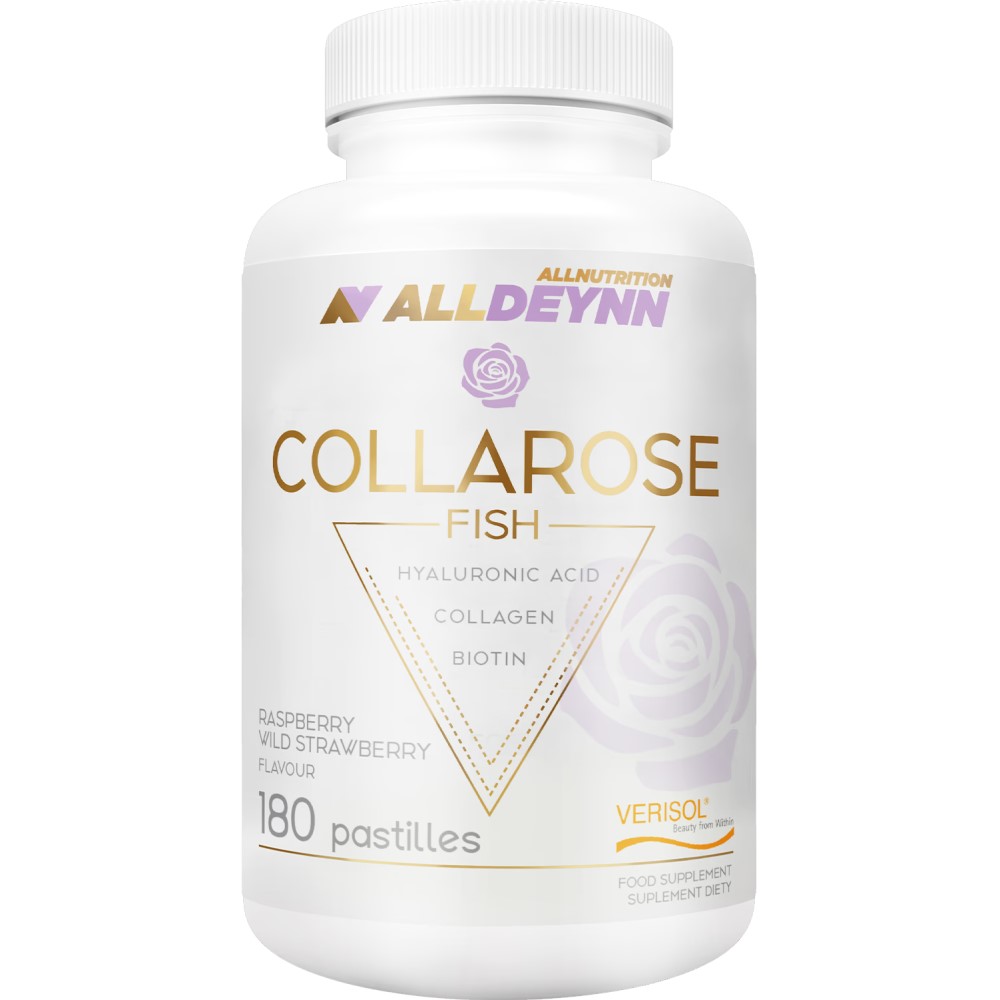 Allnutrition ALLDEYNN Collarose Fish - 180 Pastilles Raspberry Wild Strawberry