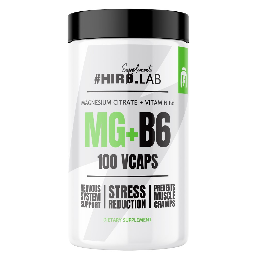 Hiro Lab Magnesium Citrate + B6 - 100 caps