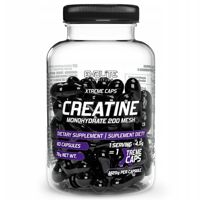 Evolite Creatine Monohydrate Xtreme - 60 caps