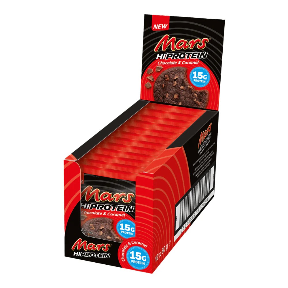 Mars Hi-Protein Cookie - 60g chocolate caramel (Pack of 12)