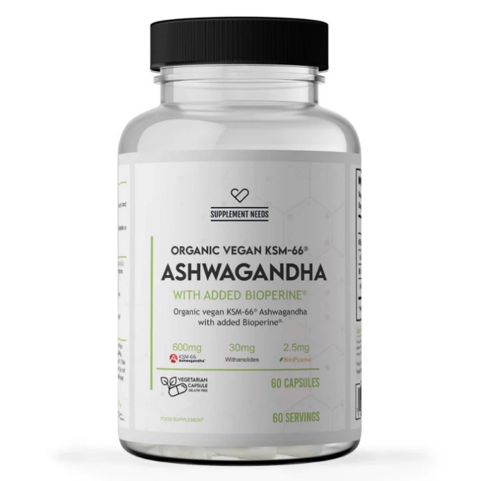 Supplement Needs Ashwagandha KSM-66 - 60 Caps